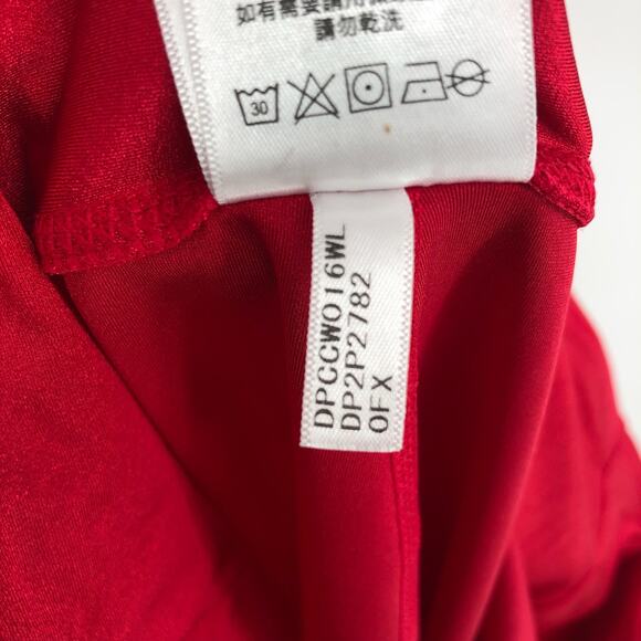 DKNY Womens Athletic Leggings XL Red High Waist 7/8 Length Pockets NWT - Picture 12 of 12